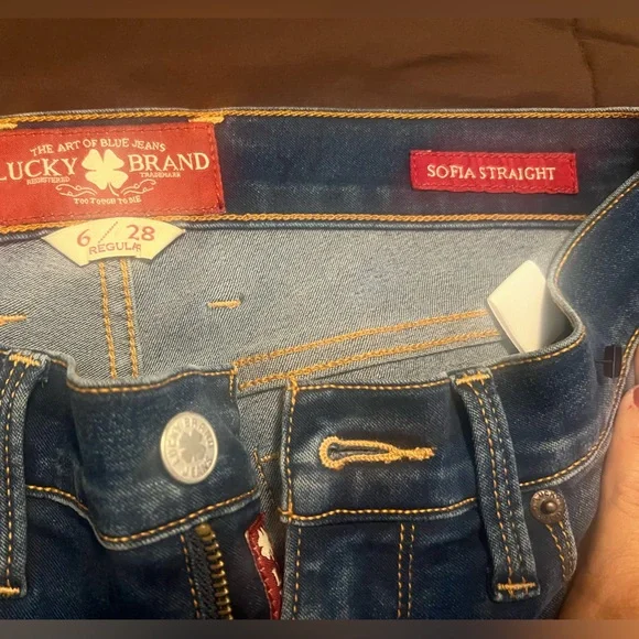 Lucky brand Sofia Straight leg size 6 - Picture 2 of 4